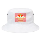 ゆちのへやのポップなバースデーケーキのイラスト Bucket Hat