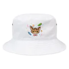 みさきアニマルすまいるの【つぶ】つぶちゃんおでかけぼうし Bucket Hat