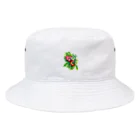 穂田ぽたのパンジーの Bucket Hat