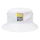 FUJISAN.の茜色の海。 Bucket Hat