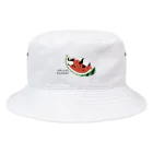 kiki25のゆらゆらスイカとすやすやパンダたち Bucket Hat