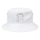 ぺんぎん24の計算しよう(ブラック) Bucket Hat