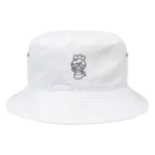 AURORA_MARTのオーロラちゃんハット_WHITE Bucket Hat