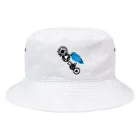 aiueoneko358のあおいとり Bucket Hat