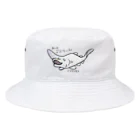 ロケットユカリショップのミツクリザメ Bucket Hat