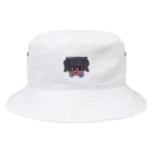 チャリティーグッズ-犬専門デザインのダックスフンド-ブラックタン「I♡DACHSHUND」 Bucket Hat