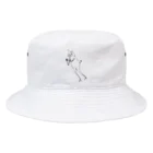 醜い社会の豚のボーリングを嗜む猫 Bucket Hat