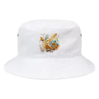 Connect Happiness DesignのGolden  Leaves Bucket Hat