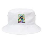 もちもち屋のまめよんぽ Bucket Hat