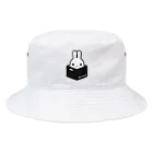 ツギハギ ニクの【Boxed * Rabbit】白Ver Bucket Hat