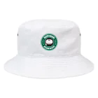 ken_ikedaの腹巻きアザラシ君(緑) Bucket Hat