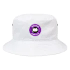 ken_ikedaの腹巻きアザラシ君(紫) Bucket Hat