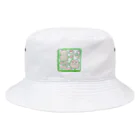 しもむらちべそのプラモデルハム公ちゃんとこなまぶし Bucket Hat