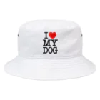 I LOVE SHOPのI LOVE MY DOG Bucket Hat