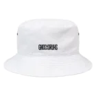 GHOSTOFDRUMSのGHOSTLOGO BUCKET HAT WHITE バケットハット