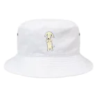 paritoraのミニチュアダックスのハニ君立ち姿カラー Bucket Hat