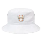 Vasetti_pressの可愛いねこ天使 Bucket Hat