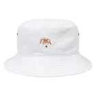 WANPU  by YUn.のチョコカラー　眠るハスキー　 Bucket Hat