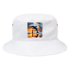 dolphineの巨大イルカとお散歩 Bucket Hat