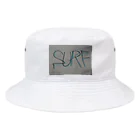 SURF810のSURF 文字(青影) Bucket Hat