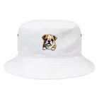 はむはむぴょんのブルドッグ Bucket Hat