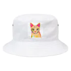 BuzzBuyのほっこりねこのやすらぎ Bucket Hat