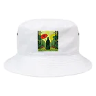 Carpe Diemのグリーンサムライ2 Bucket Hat