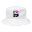 Magokoroの夏のパンダ Bucket Hat