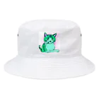 ポーシー＆フレンズ・スタイルの可愛い猫グッズ Bucket Hat
