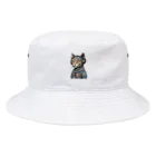 NECOSUIのロボネコ Bucket Hat