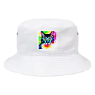 SnackPineのキュートキャットコレクション Bucket Hat