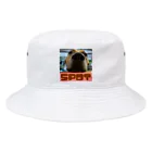 UDKshopのアメリカンピットブルのスポット君のグッズ Bucket Hat