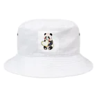 愛を届けるパンダの愛を送るパンダ Bucket Hat