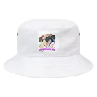 Fanny Animalsのグラサンドッグ Bucket Hat