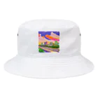 フィットネスパパの水彩のマニラグッズ Bucket Hat