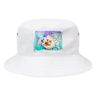 3pomeranian-leo-house　グッズショップの【fantasy】pomeranianworld ポメラニアン Bucket Hat