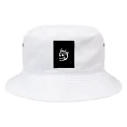 COOL&SIMPLEのBlack White Illustrated Skull King  Bucket Hat