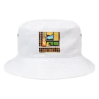 getprizeのドット絵の猫 Bucket Hat