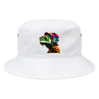 nob10のレゲェカメレオン Bucket Hat