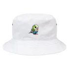 朱音琴音のドット絵のインコ２ Bucket Hat