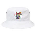 ハッピー・ディライト・ストアの癒しの犬グッズ Bucket Hat