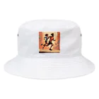 N氏のデザイン倉庫(Mr. N's Design Warehouse)のランニング好きの君へ Bucket Hat