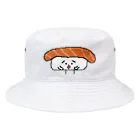 おとうふくんのドット絵サーモン寿司おとうふくん Bucket Hat