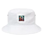 さぼりのあっくまんのきんにくごはんアニマルズ❤✨ Bucket Hat