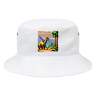 オカメインコのタロのドット絵マイアサウラ Bucket Hat