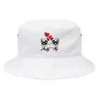 furebuhi　clubのＬＯＶＥＬＹ　ＰＵＧ（ラブリーパグ） Bucket Hat