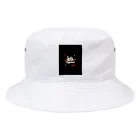 yusaki55maikingのアブストラクトタイポグラフィ Tシャツ Bucket Hat