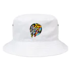 islandmoon13の宇宙の男女　　昔のアメコミ風 Bucket Hat