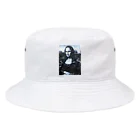 ファンタジスターのモノクロ　モナリザ Bucket Hat