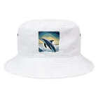 GOLAEのiruka　海を飛び跳ねるイルカ Bucket Hat